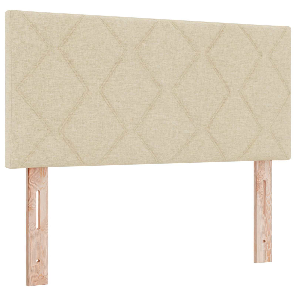 Letto ottomano con materasso Crema 100 x 200 cm Tessuto | homemem39