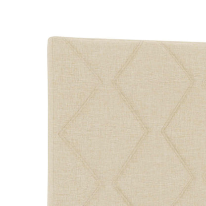 Letto ottomano con materasso Crema 120 x 190 cm Tessuto | homemem39