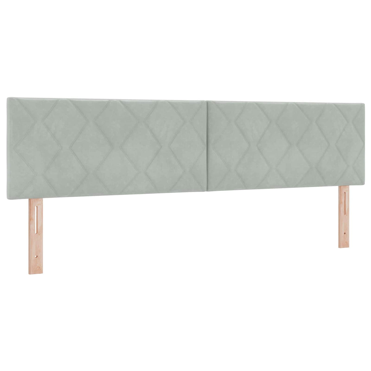 Letto ottomano con materasso Grigio Chiaro 180 x 200 cm Velluto | homemem39