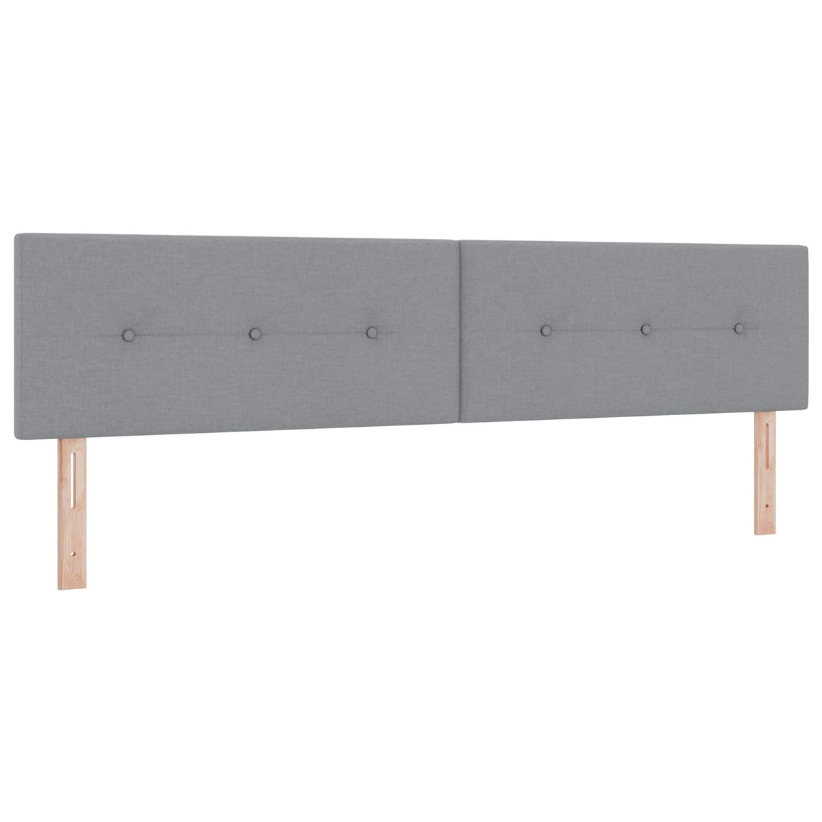 Letto Ottomano con Materasso e LED Grigio Chiaro 200 x 200 cm