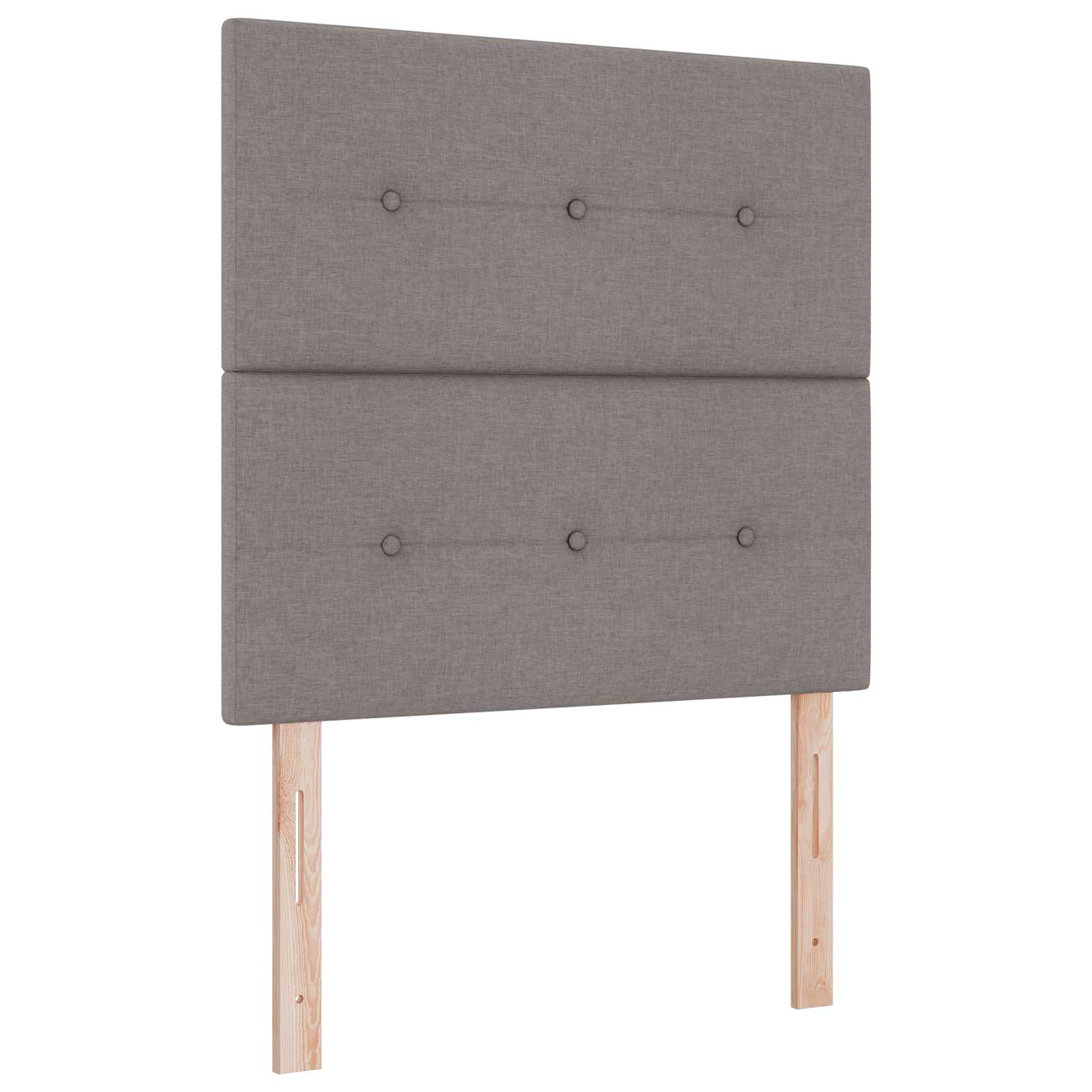 Letto ottomano con materasso Tortora 120 x 190 cm Tessuto | homemem39