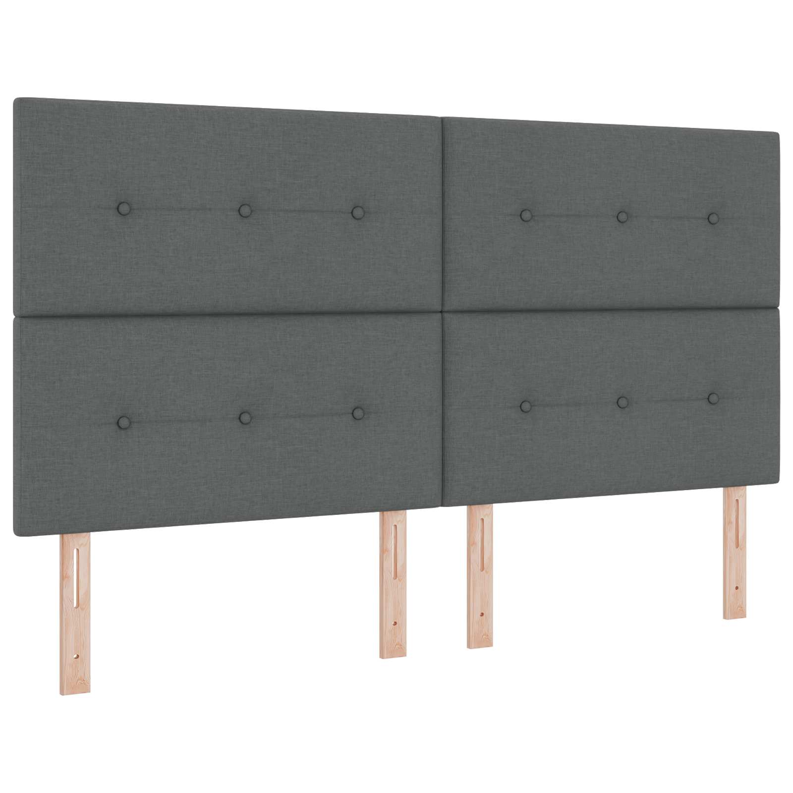 Letto ottomano con materasso Grigio Scuro 180 x 200 cm Tessuto | homemem39