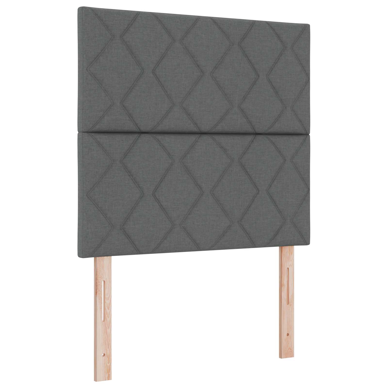 Letto ottomano con materasso Grigio Scuro 80 x 200 cm Tessuto | homemem39