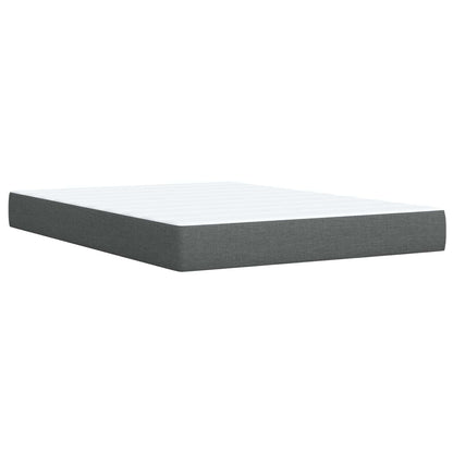 Letto ottomano con materasso Grigio Scuro 140 x 200 cm Tessuto | homemem39