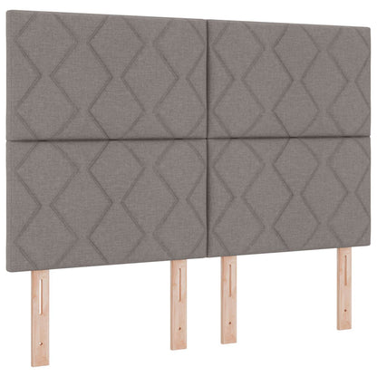 Letto ottomano con materasso Tortora 140 x 200 cm Tessuto | homemem39