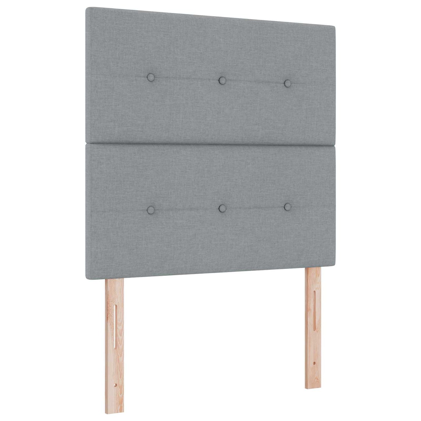 Letto Ottomano con Materasso e LED Grigio Chiaro 90 x 200 cm | homemem39