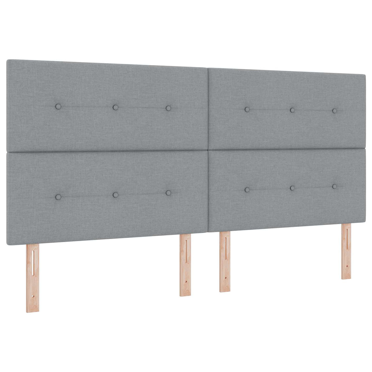 Letto Ottomano con Materasso e LED Grigio Chiaro 200 x 200 cm | homemem39