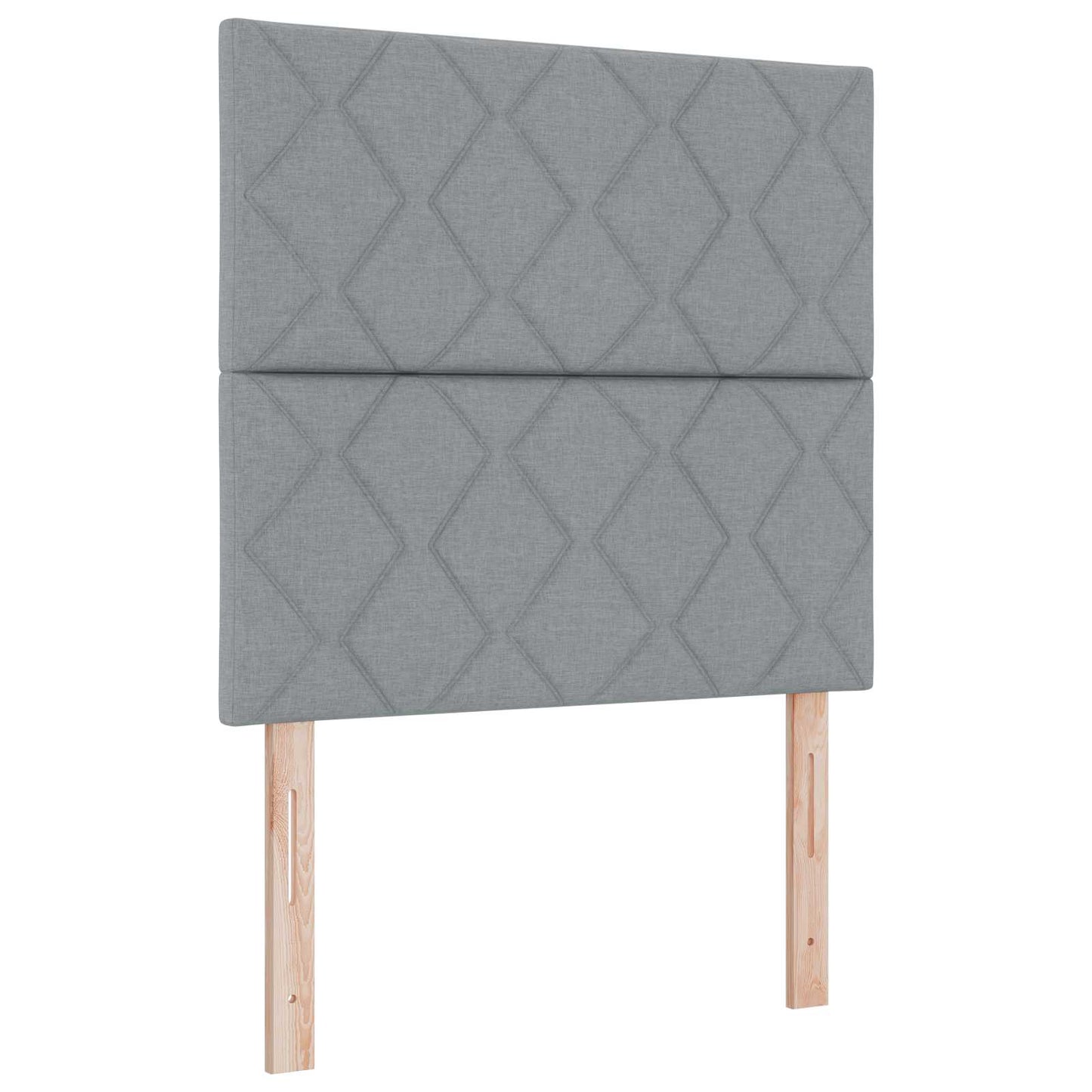 Letto Ottomano con Materasso e LED Grigio Chiaro 100 x 200 cm