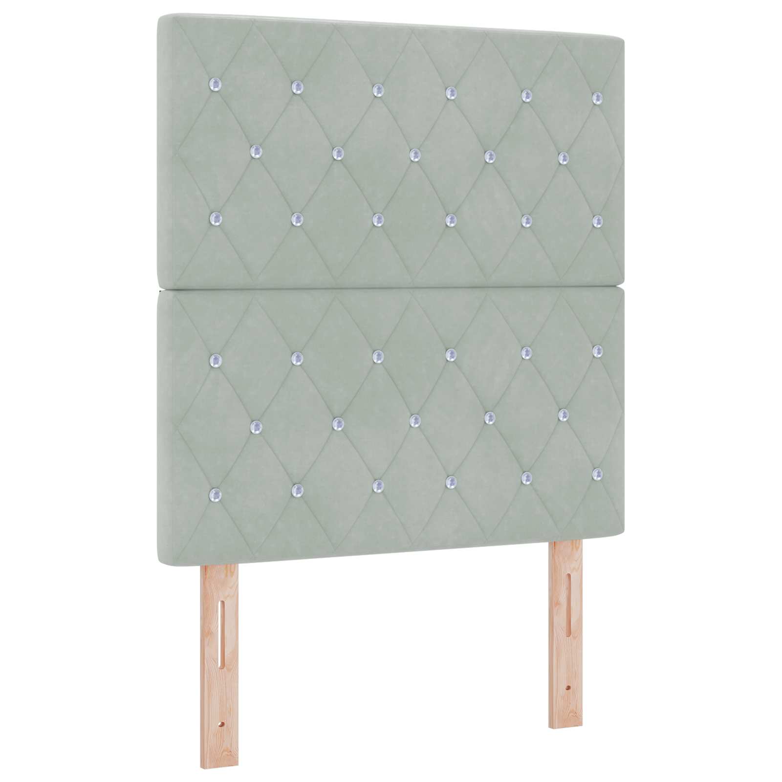 Letto Ottomano con Materasso e LED Grigio Chiaro 80 x 200 cm | homemem39