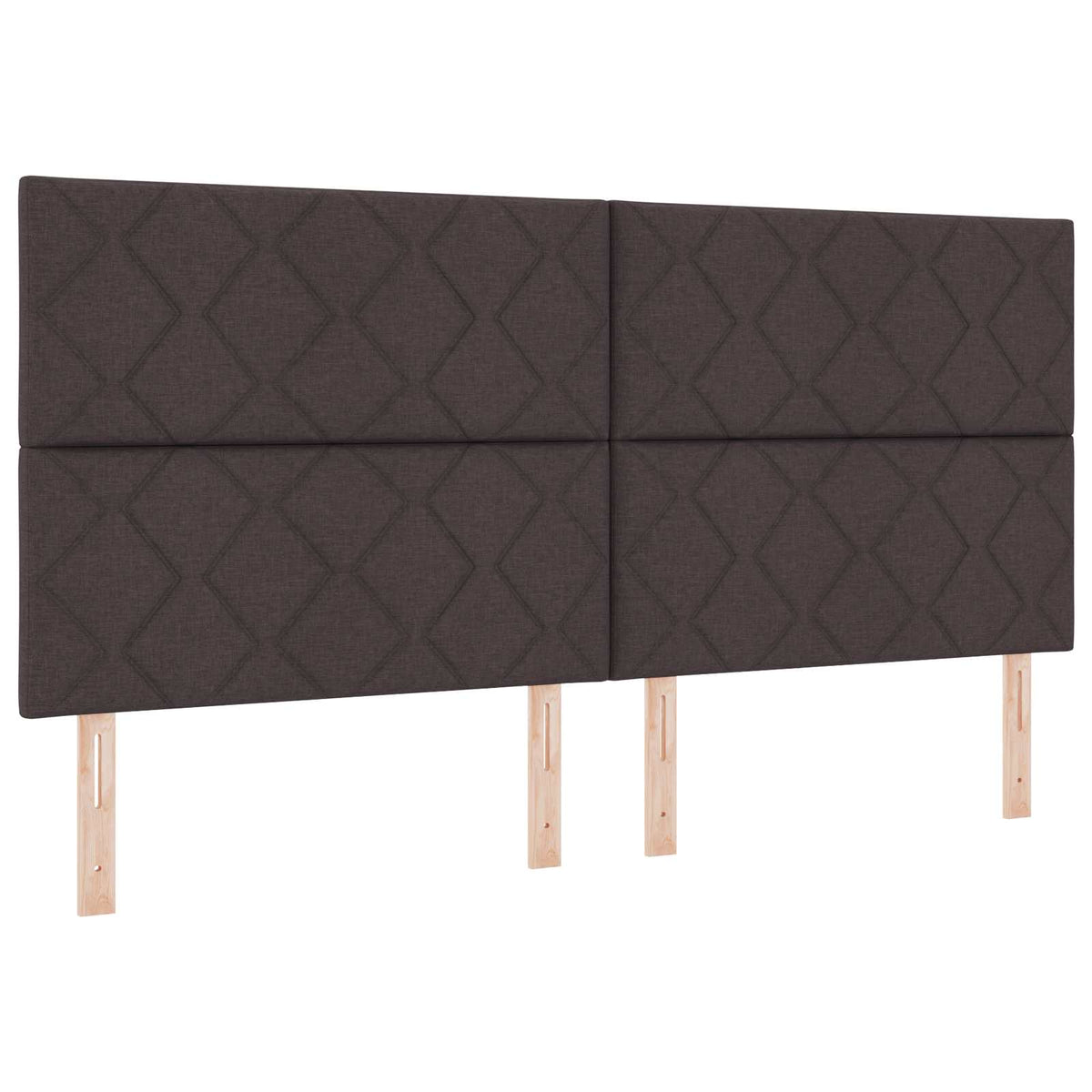 Letto Ottomano con Materasso e LED Marrone Scuro 200 x 200 cm - homemem39