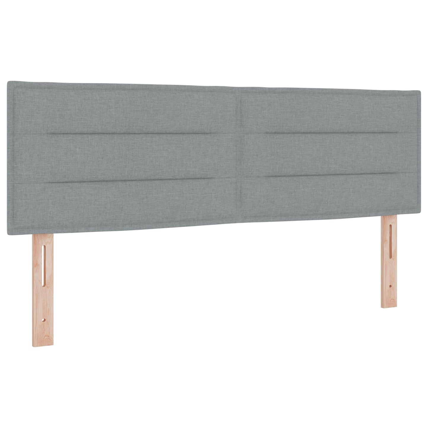Letto con contenitore e materasso Grigio Chiaro 140 x 190 cm