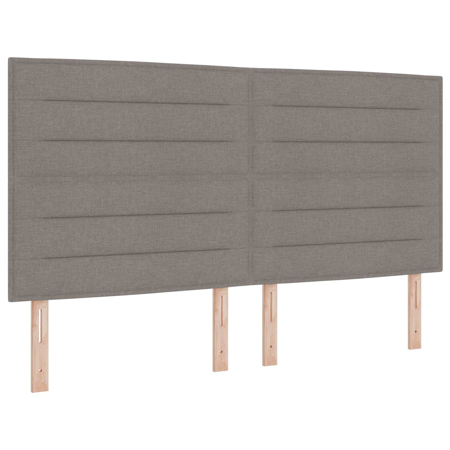 Letto con contenitore e materasso Tortora 180 x 200 cm Velluto