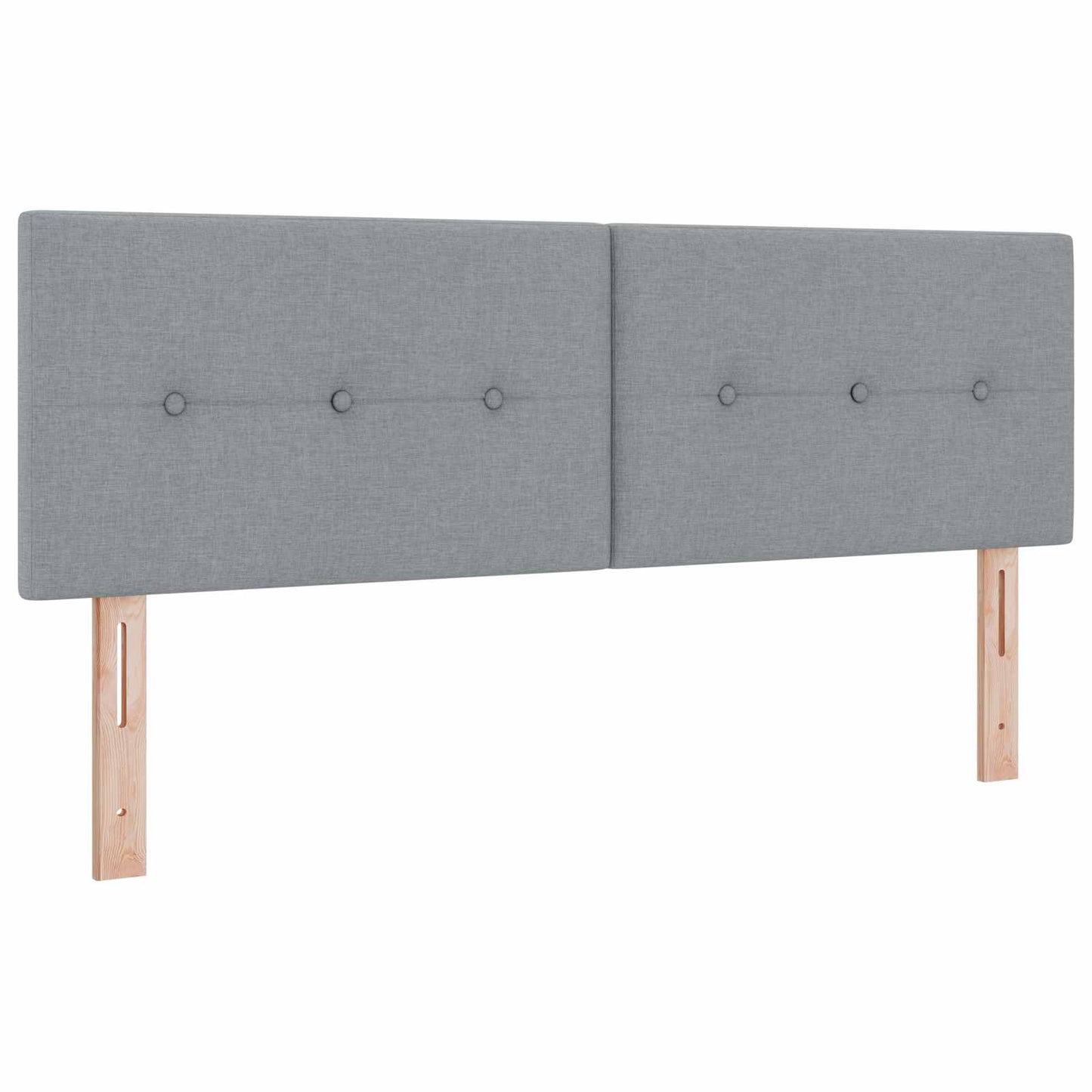 Letto con contenitore e materasso Grigio Chiaro 140 x 190 cm
