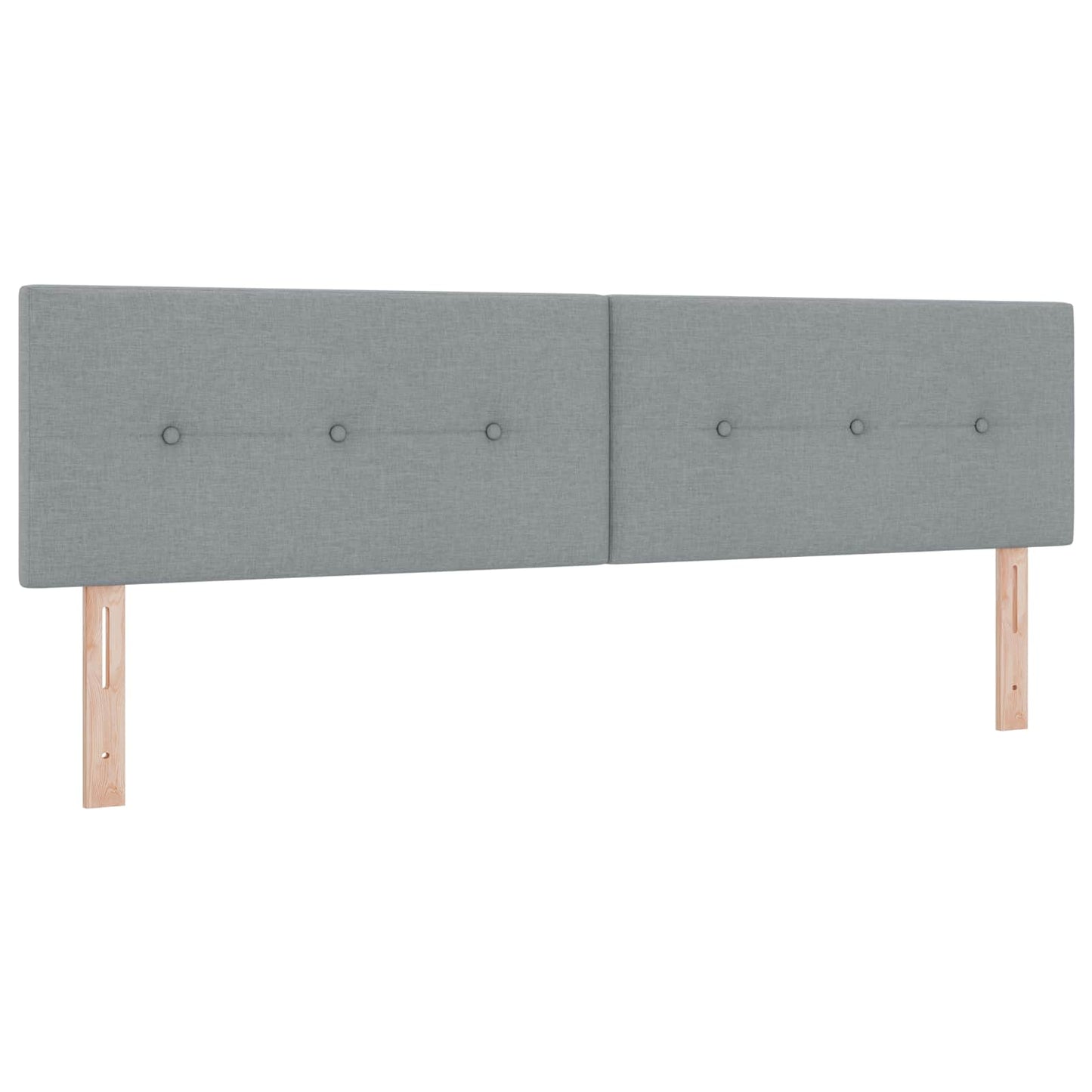 Letto con contenitore e materasso Grigio Chiaro 180 x 200 cm