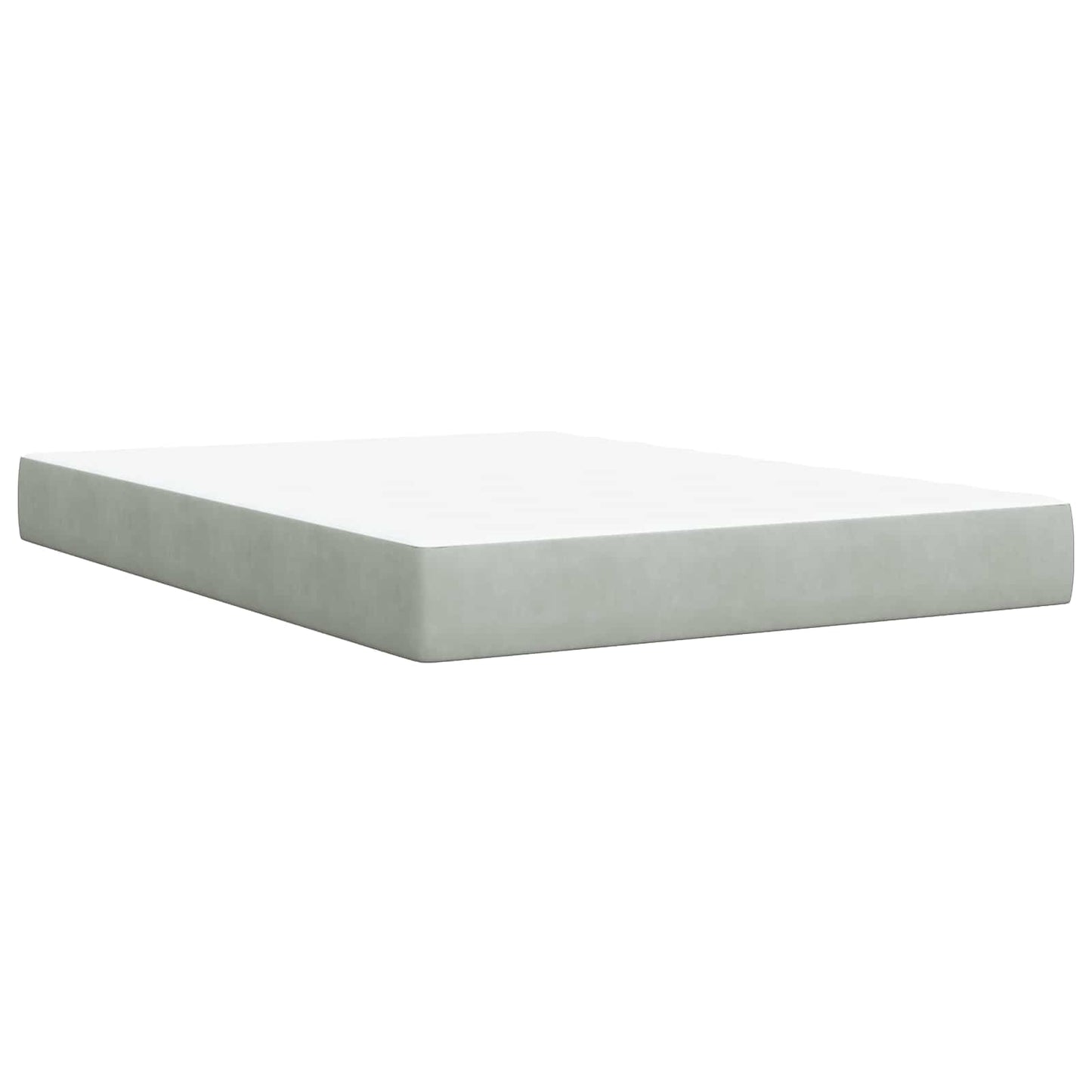 Letto con Contenitore Grigio Chiaro 160 x 200 cm Velluto