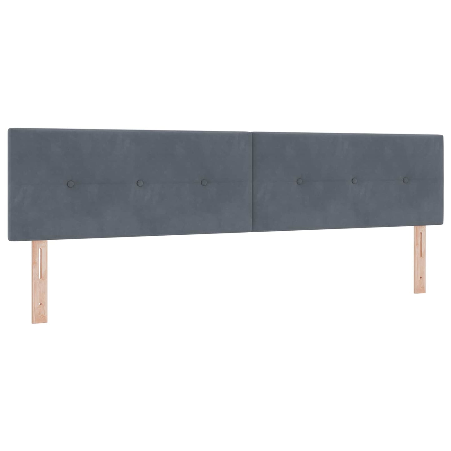 Letto con Contenitore Grigio Scuro 200 x 200 cm Velluto