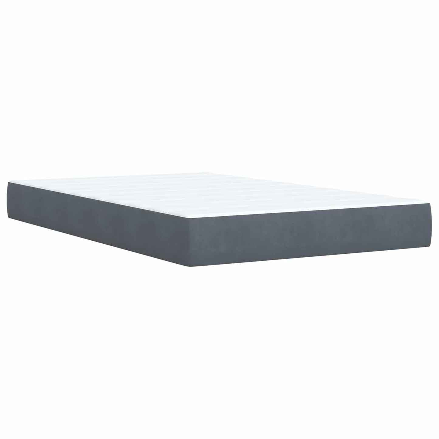 Letto con Contenitore Grigio Scuro 100 x 200 cm Velluto