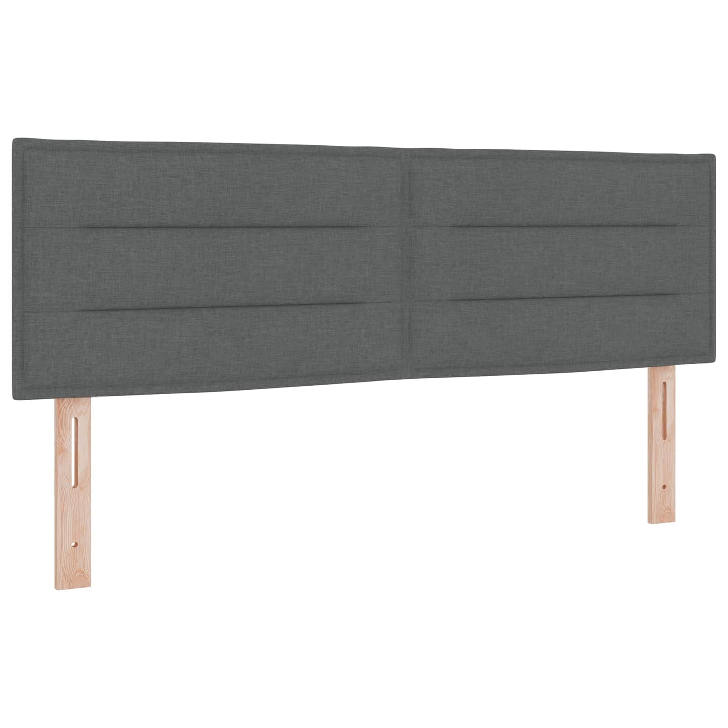Letto con contenitore LED e materasso Grigio Scuro 160 x 200 cm