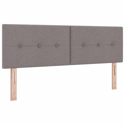 Letto con contenitore LED e materasso Tortora 160 x 200 cm