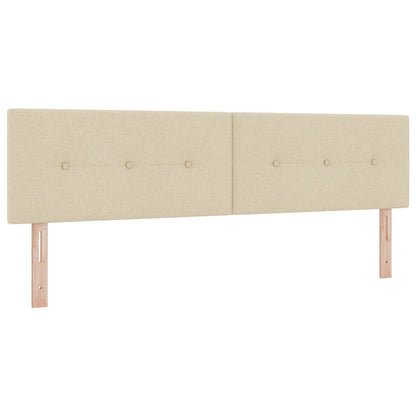 Letto con contenitore LED e materasso Crema 180 x 200 cm