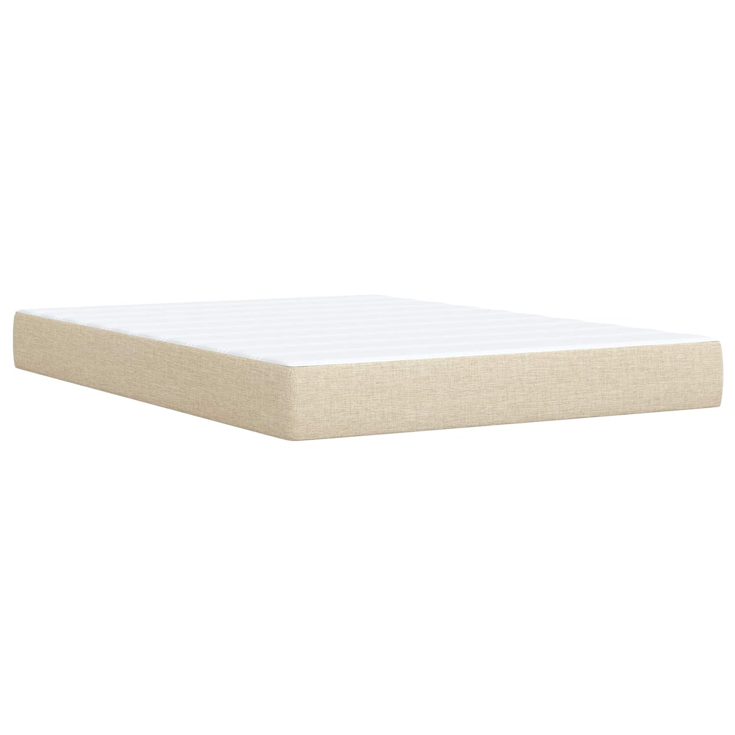 Letto con contenitore LED e materasso Crema 160 x 200 cm | homemem39