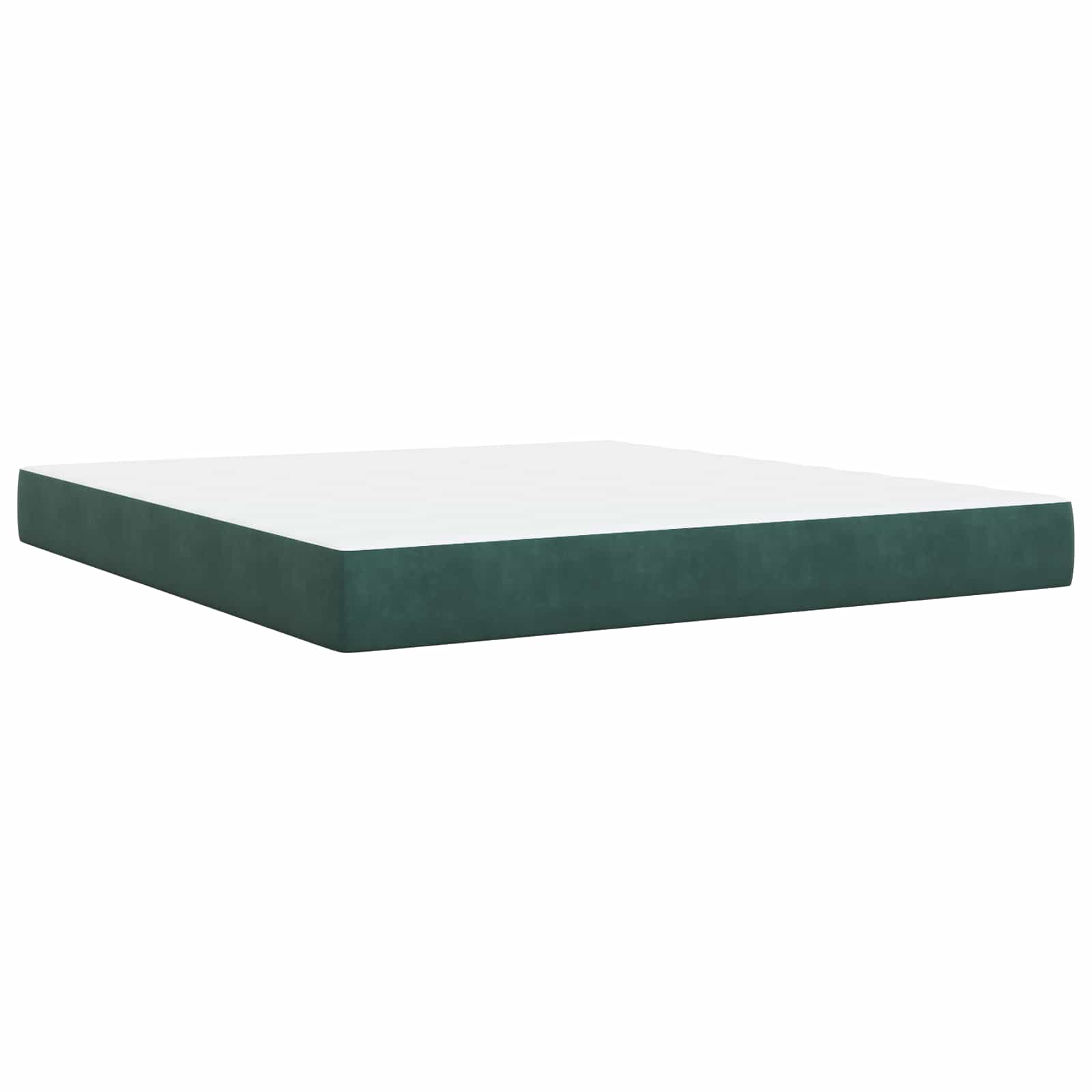 Letto con contenitore LED e materasso Verde Scuro 180 x 200 cm | homemem39