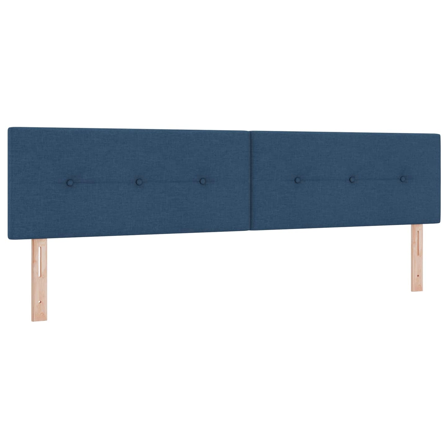 Letto con contenitore LED e materasso Blu 200 x 200 cm Tessuto