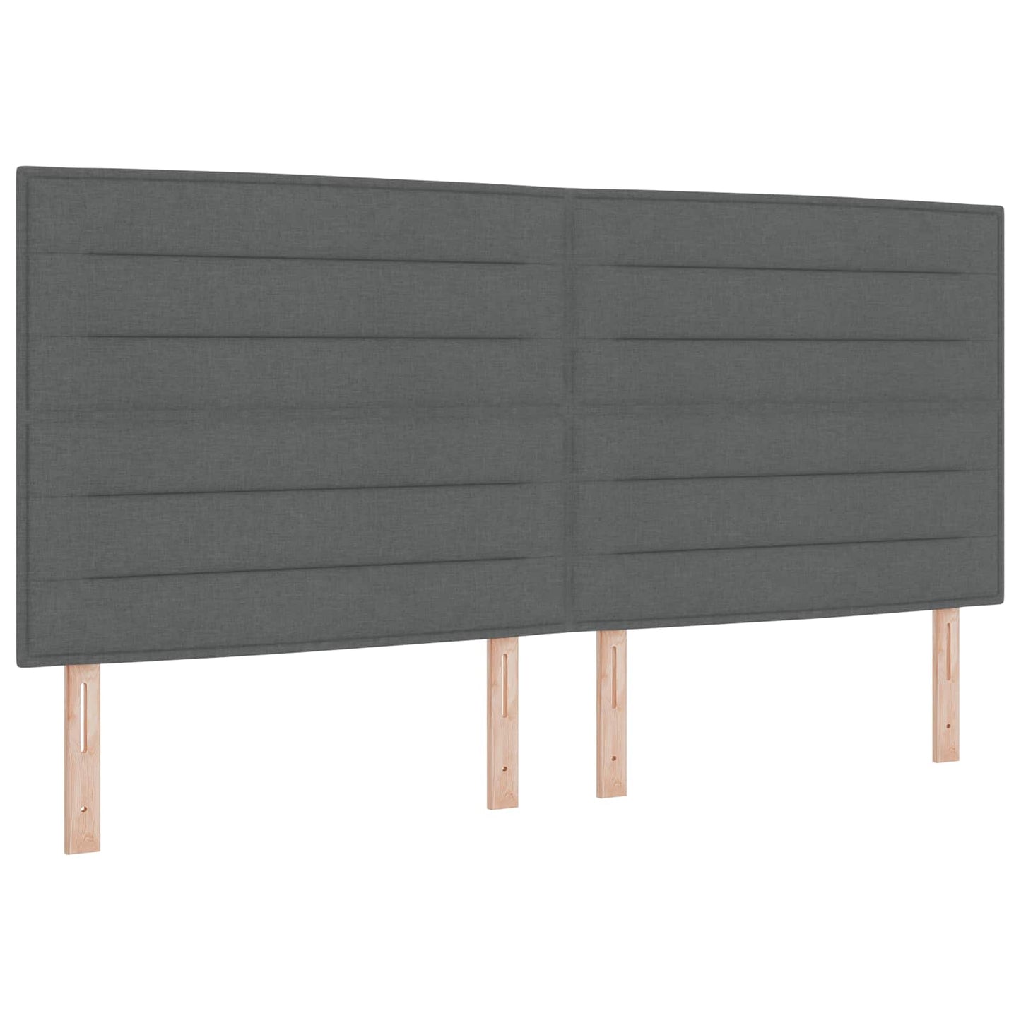 Letto con contenitore LED e materasso Grigio Scuro 200 x 200 cm | homemem39