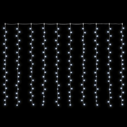 Tenda luminosa 200 LED Bianco freddo 300 x 200 cm