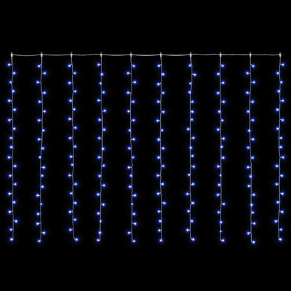 Tenda luminosa 200 LED Blu 300 x 200 cm