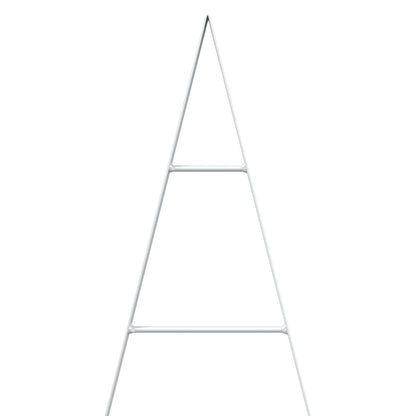 Albero di Natale in metallo KUOPIO 180 cm Acciaio Bianco