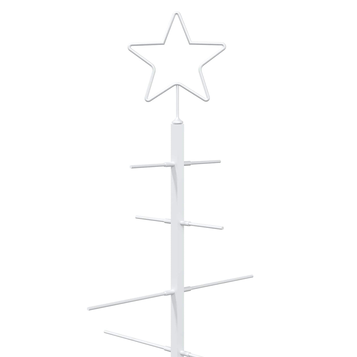 Albero di Natale in metallo con supporto KUOPIO 120 cm Acciaio