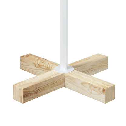 Albero di Natale in metallo con supporto KUOPIO 120 cm Acciaio