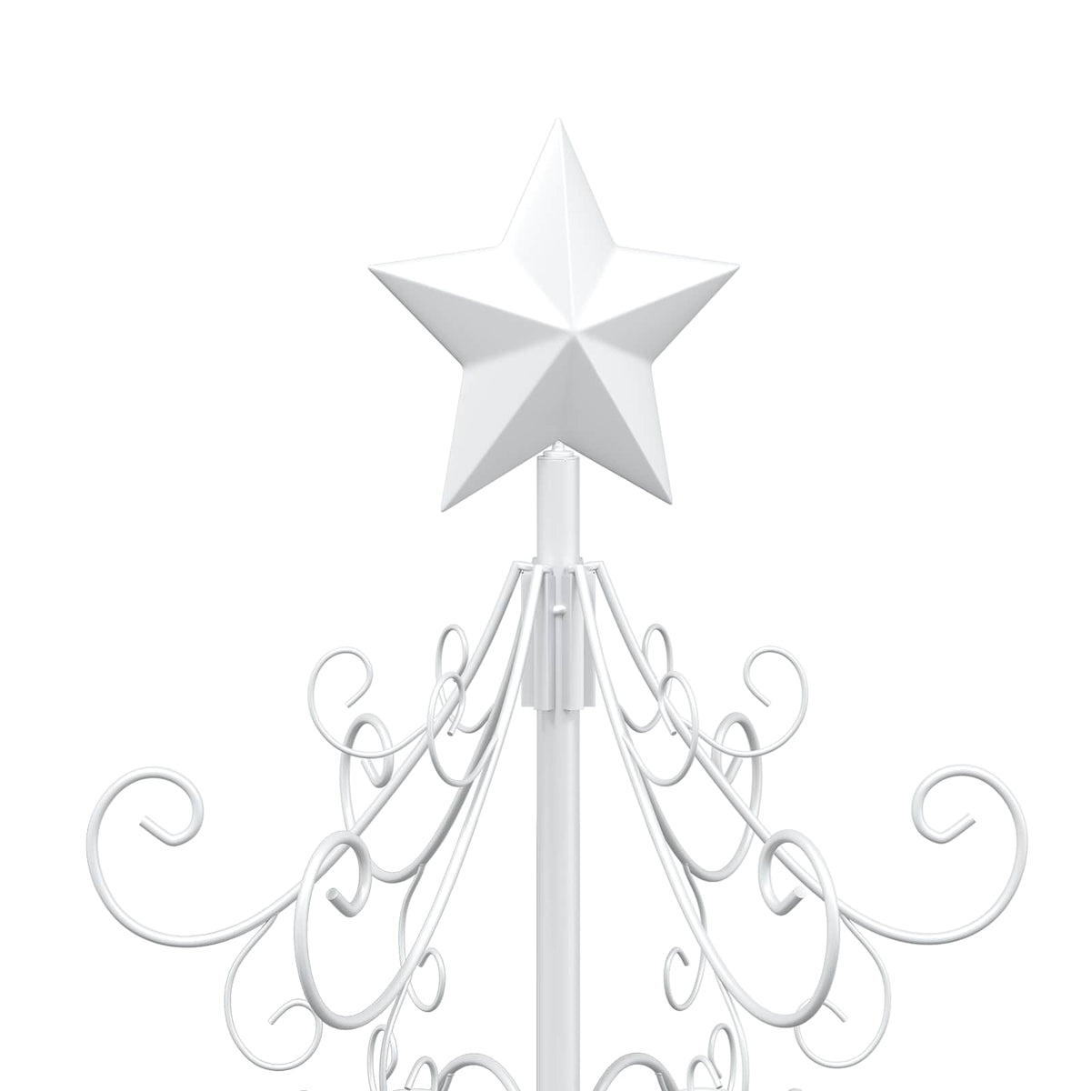 Albero di Natale in metallo KUOPIO 150 cm acciaio White | homemem39
