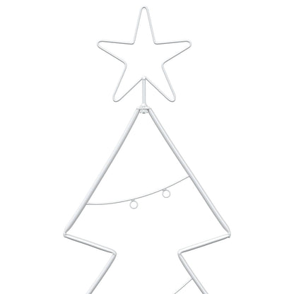 Albero di Natale in metallo con supporto KUOPIO 125 cm Acciaio | homemem39
