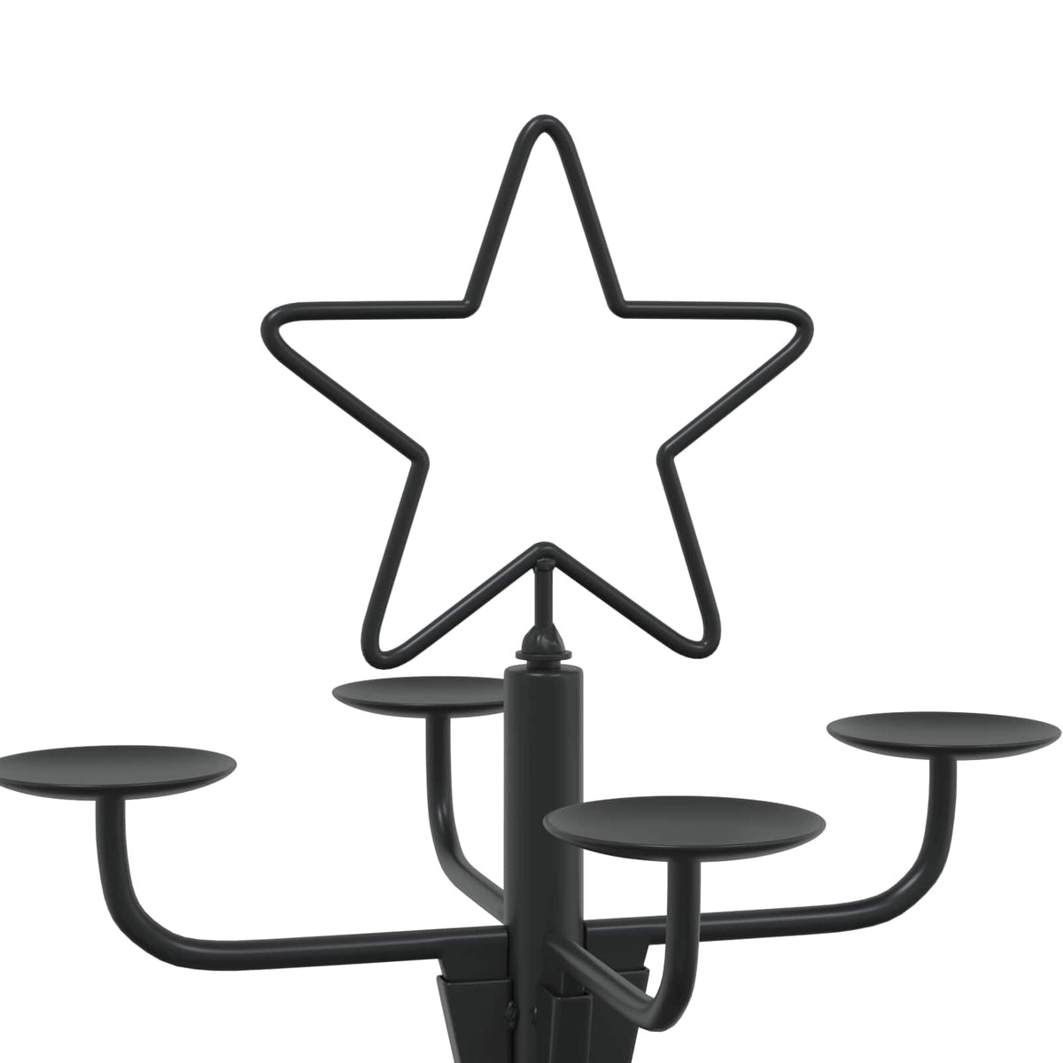 Albero di Natale in Metallo con Supporto KUOPIO 125 cm Acciaio
