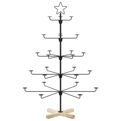Albero di Natale in Metallo con Supporto KUOPIO 125 cm Acciaio