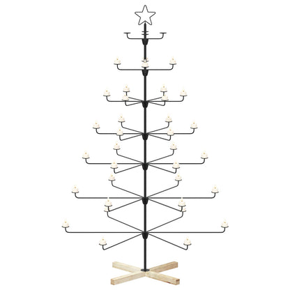 Albero di Natale in Metallo con Supporto KUOPIO 180 cm Acciaio