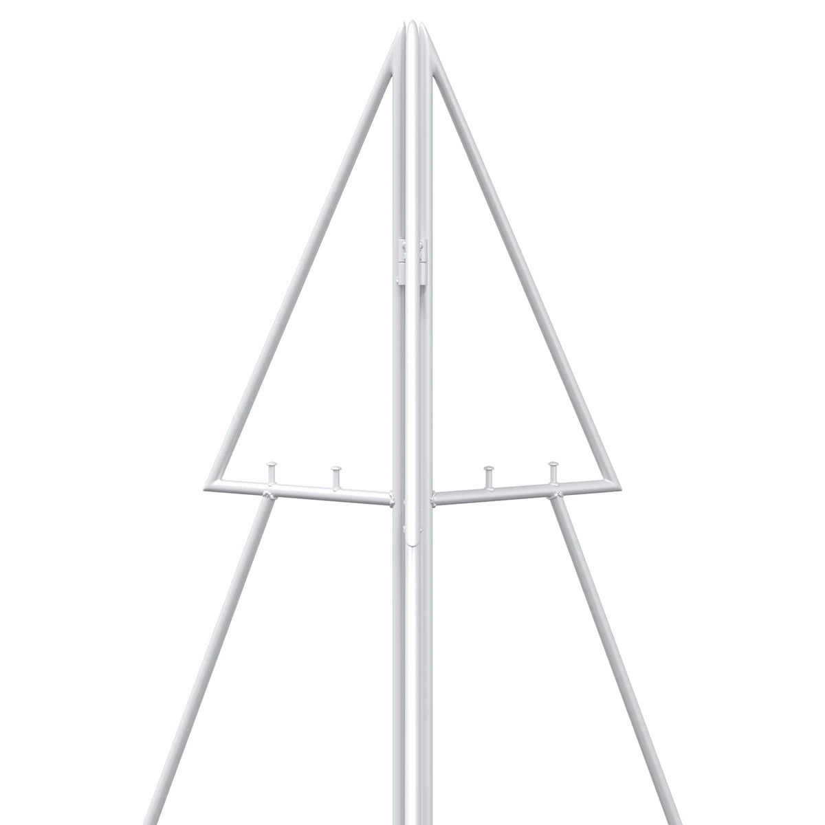 Albero di Natale in metallo KUOPIO 100 cm Acciaio Bianco | homemem39