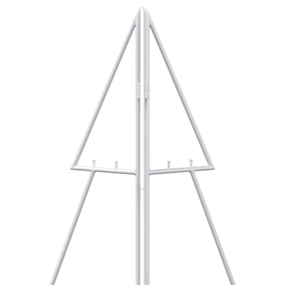Albero di Natale in metallo KUOPIO 100 cm Acciaio Bianco | homemem39
