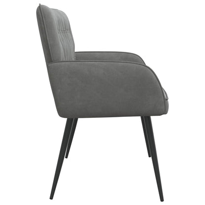 Divano a 2 posti con gambe in metallo 2 posto Grigio Scuro | homemem39