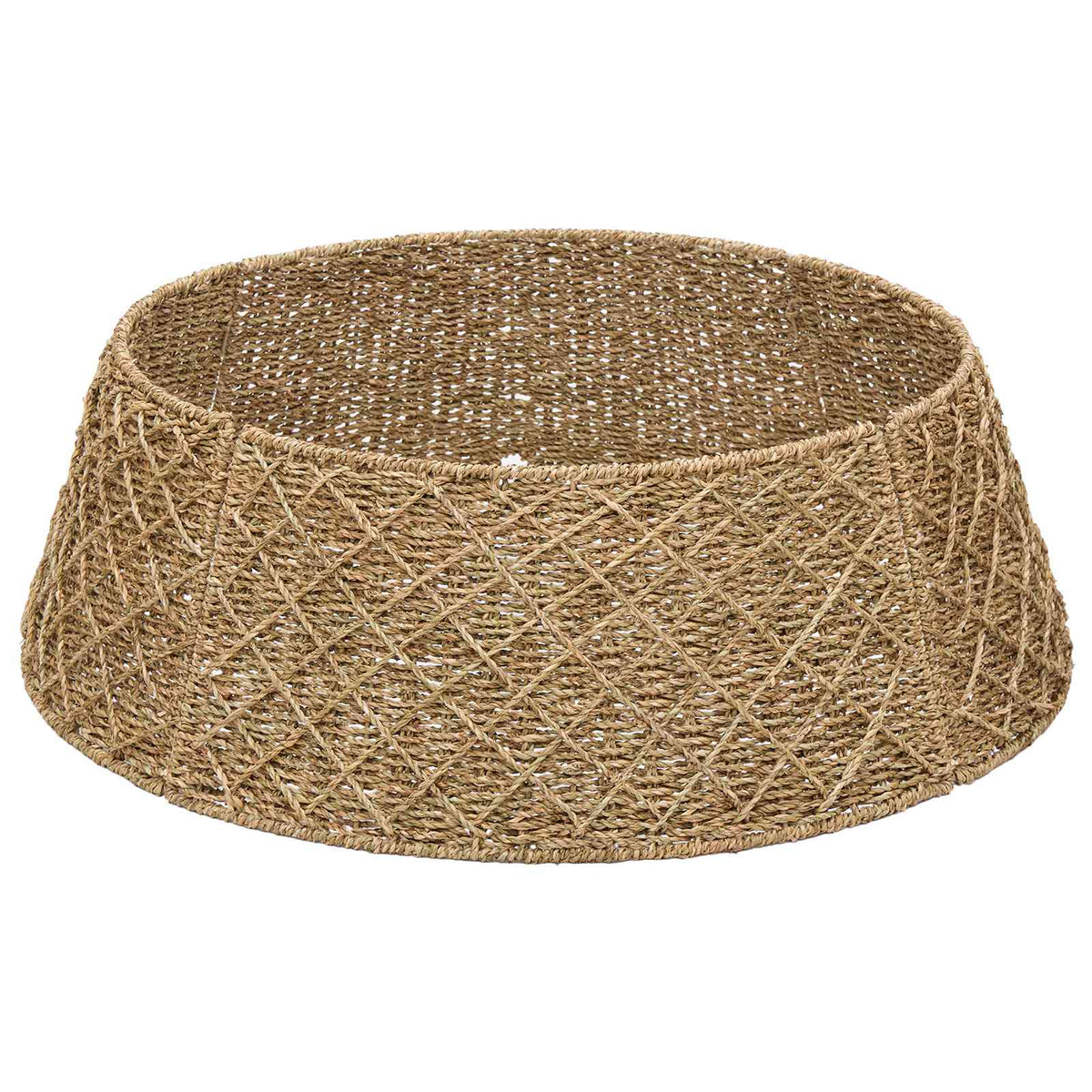 Collare per Albero di Natale Rotondo Naturale Ø 45 x 22 cm | homemem39
