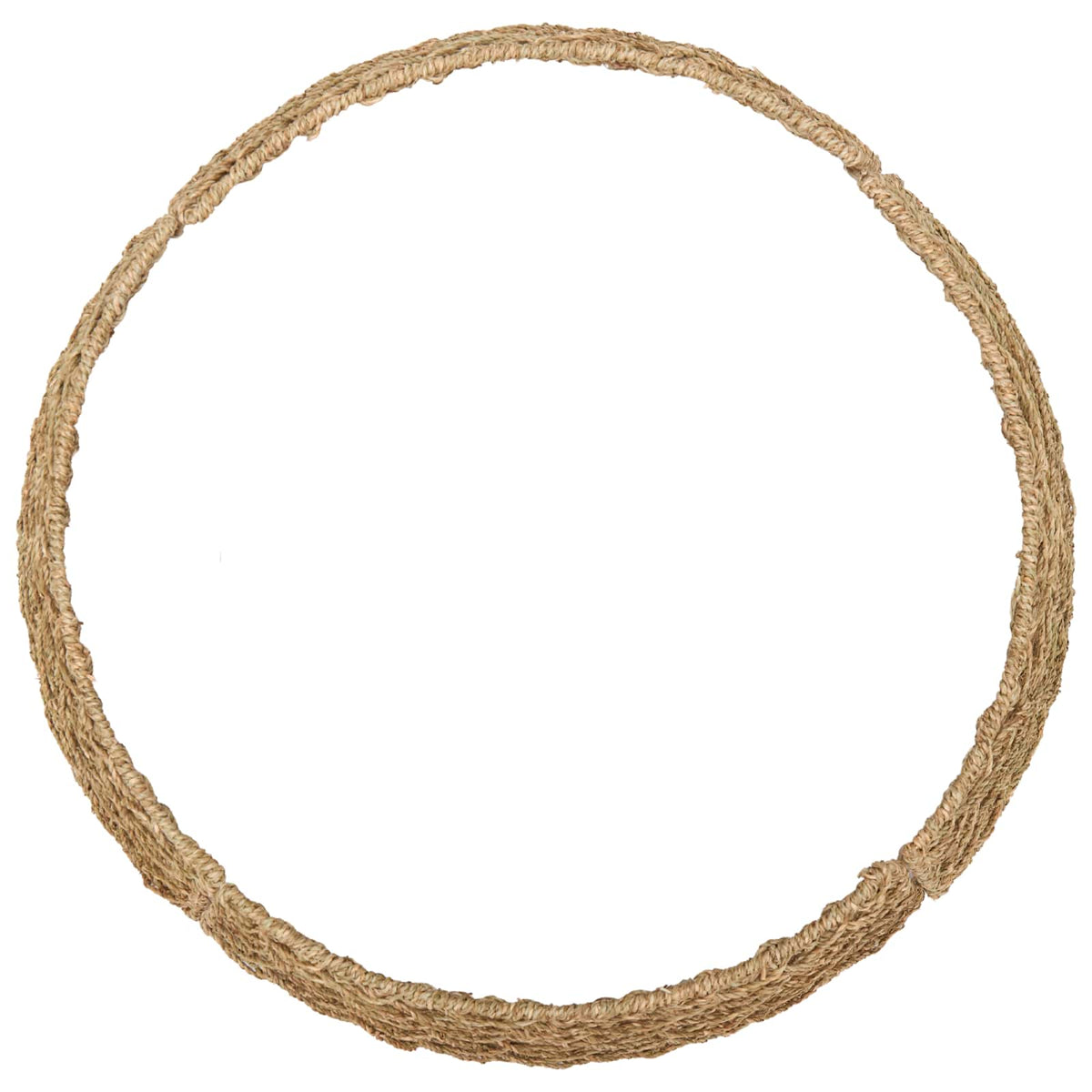 Collare per Albero di Natale Rotondo Naturale Ø 45 x 22 cm | homemem39