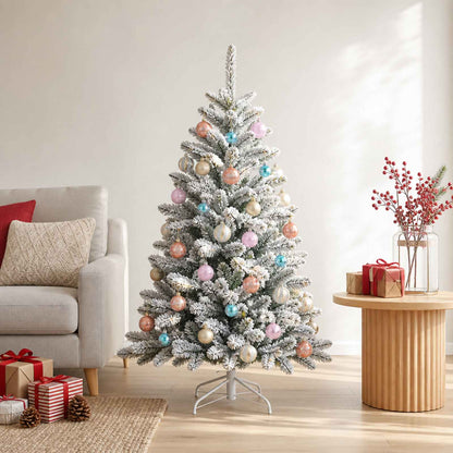 Set di Palline di Natale 88 pz Rosa, oro, marrone e turchese