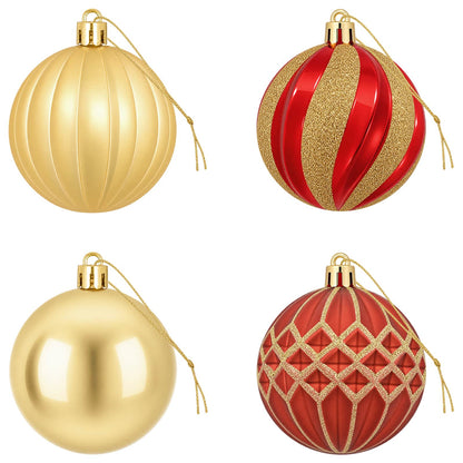 Set di Palline di Natale 30 pz e Ø 6 cm Plastica