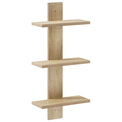 Scaffale da parete Rovere Sonoma 30 x 13.5 x 64.5 cm