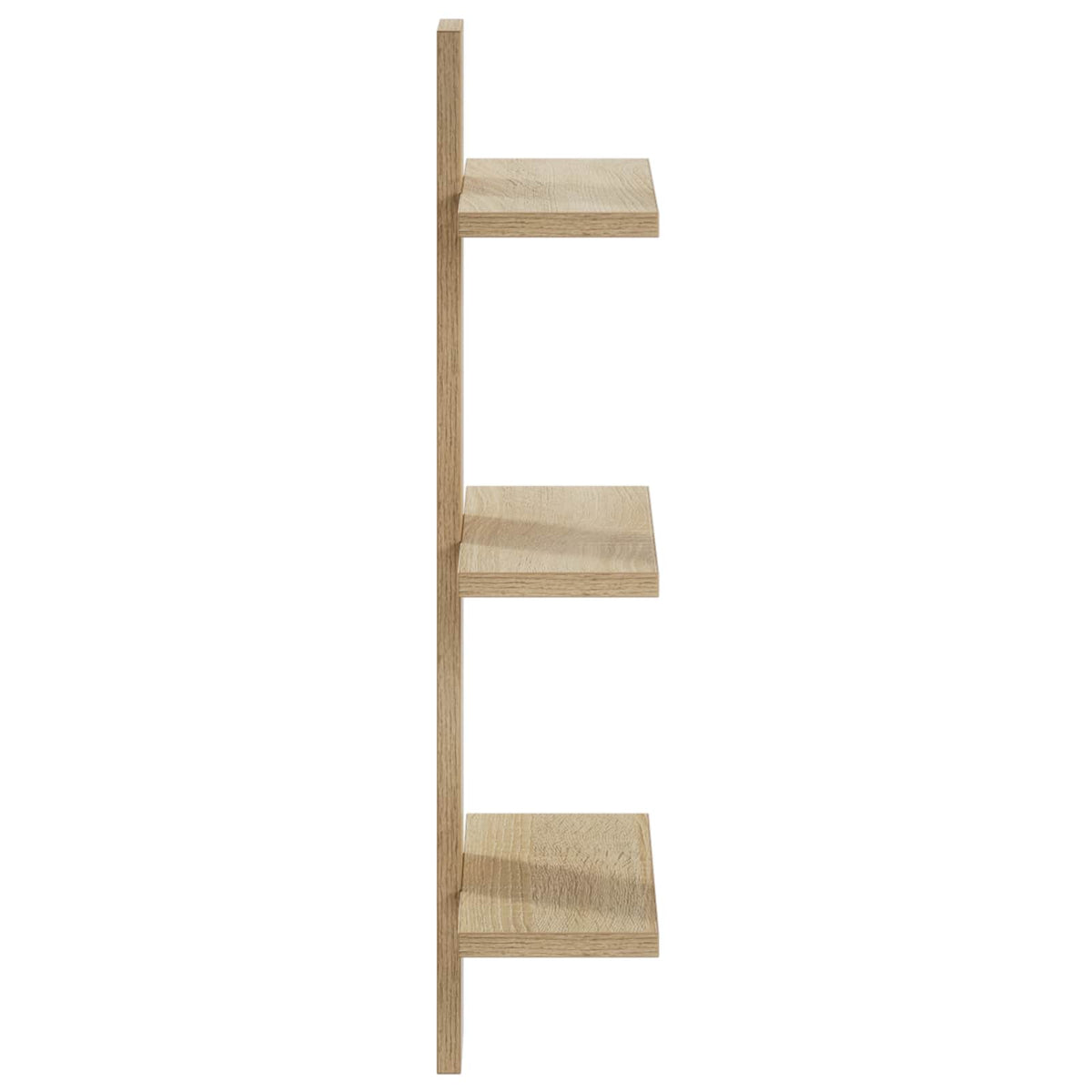 Scaffale da parete Rovere Sonoma 30 x 13.5 x 64.5 cm