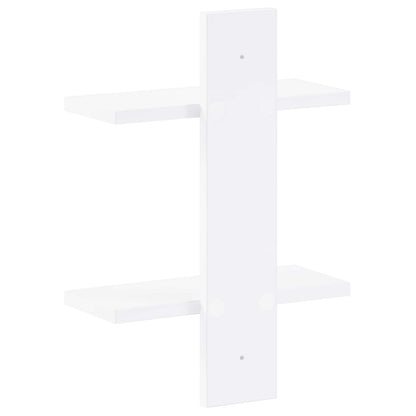 Scaffale da parete Bianco 30 x 13.5 x 43 cm | homemem39