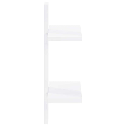 Scaffale da parete Bianco 30 x 13.5 x 43 cm