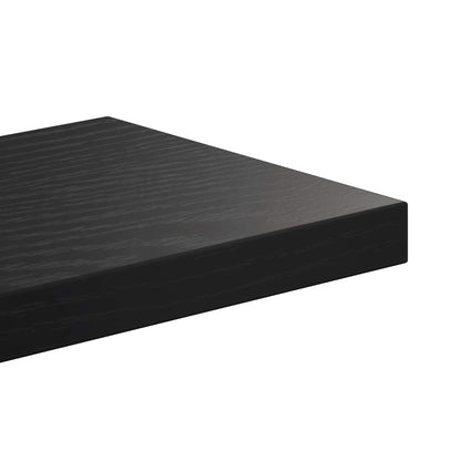 Scaffale da parete Rovere Nero 30 x 13,5 x 43 cm